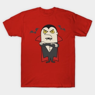 Retro Vintage Dracula Vampire T-Shirt